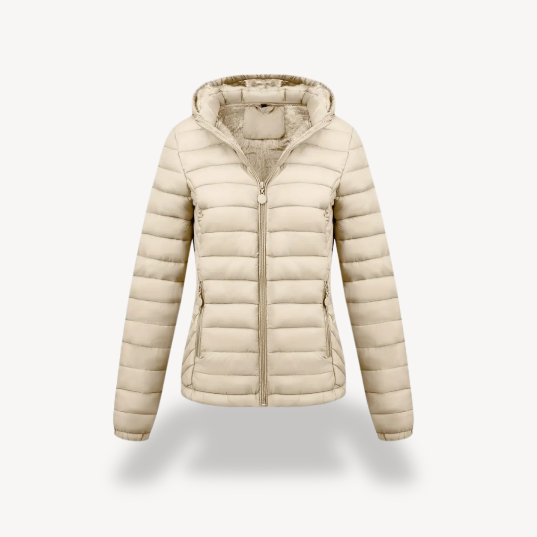 VogeLuxe | Women’s Lightweight Hooded Down Jacket