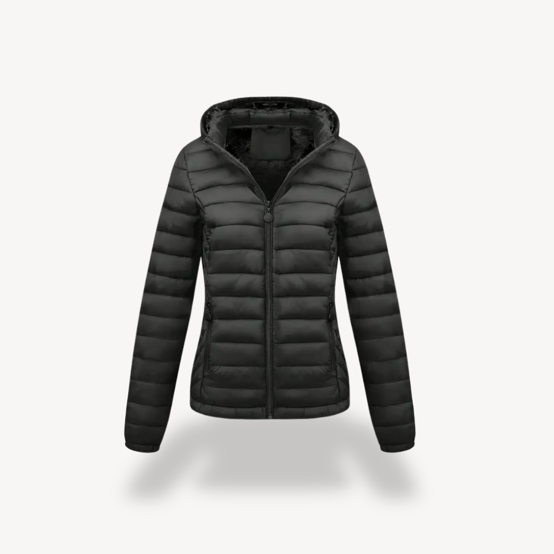 VogeLuxe | Women’s Lightweight Hooded Down Jacket