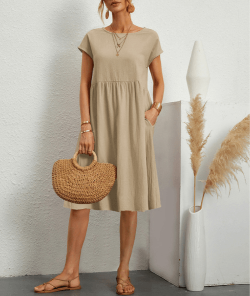 Simple Casual Summer Dress - BritishElegance