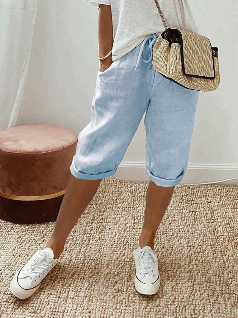 Ladies Comfort Fit Capri Pants