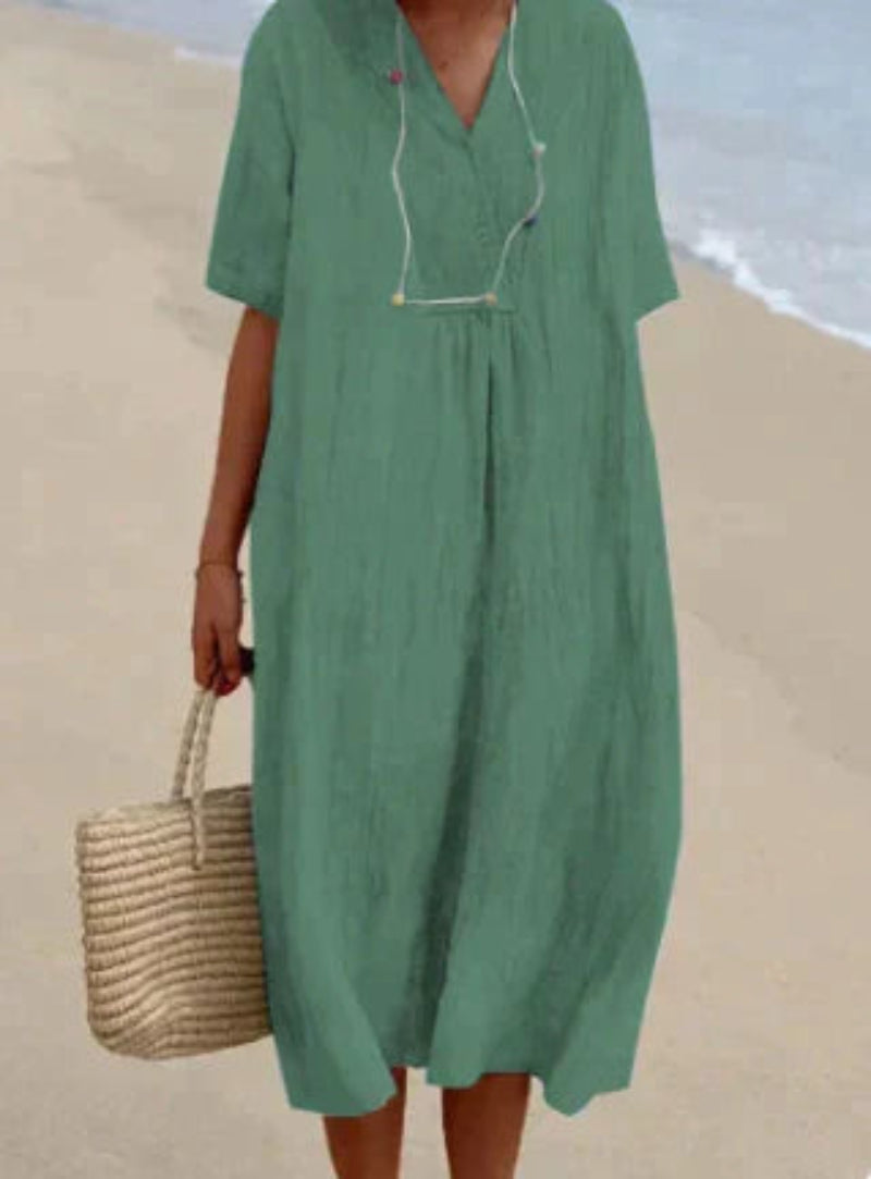 Ladies' Scoop Neck Summer Dress