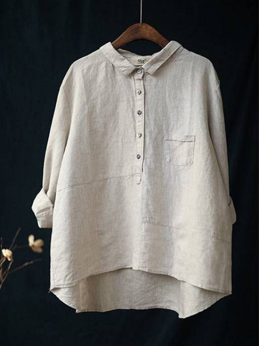 Classic Ladies Button Front Shirt