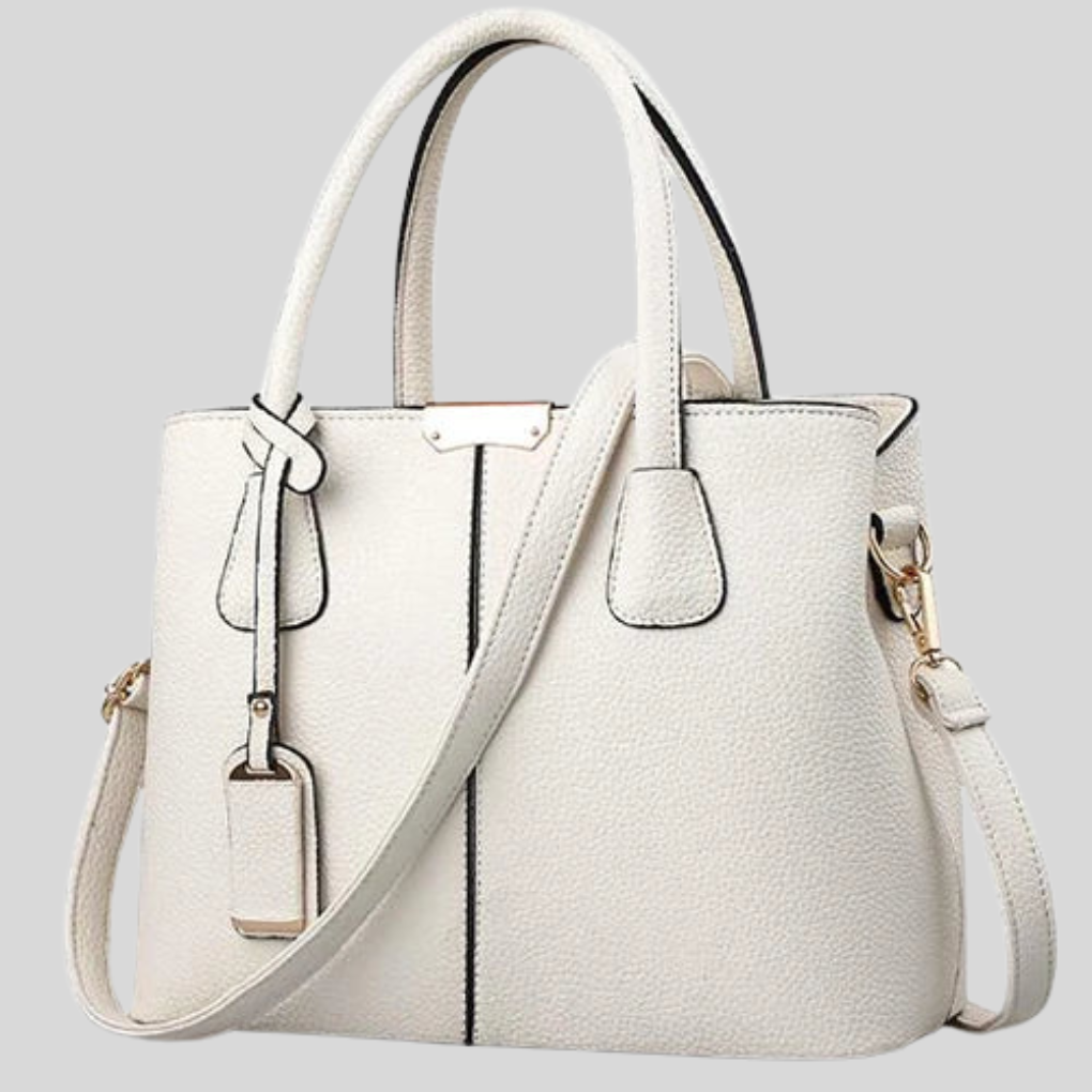 Ladies Large Tote Bag with Zipper and Roomy Interior