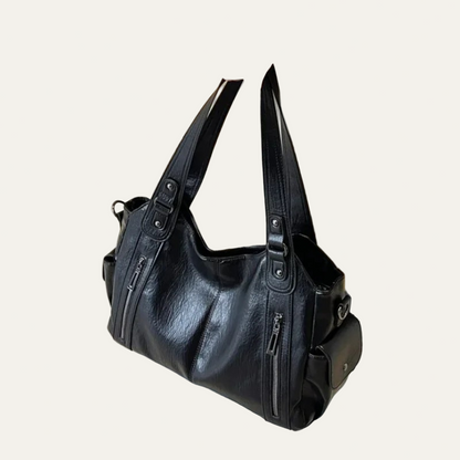 Women’s Shoulder Tote Bag – Zip Top, Crossbody Strap 0