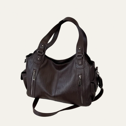 Women’s Shoulder Tote Bag – Zip Top, Crossbody Strap 3