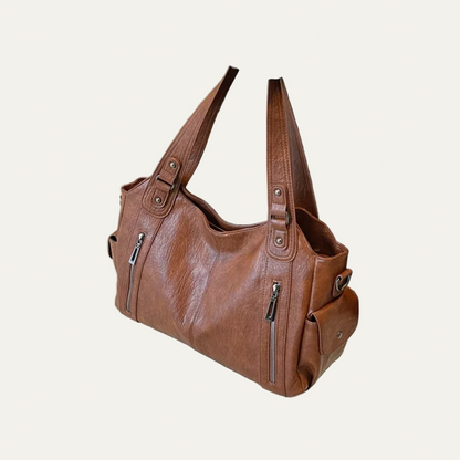 Women’s Shoulder Tote Bag – Zip Top, Crossbody Strap 5