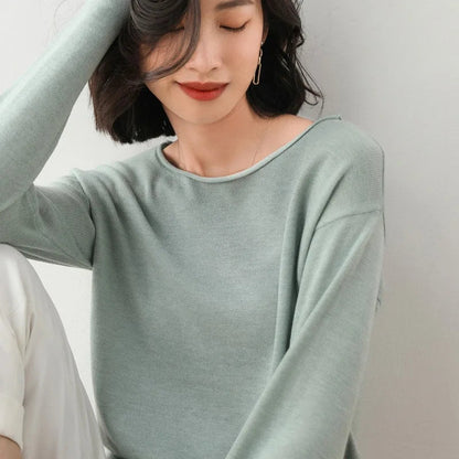 Women’s Soft Long Sleeve Sweater – Elegant Everyday Layer 6