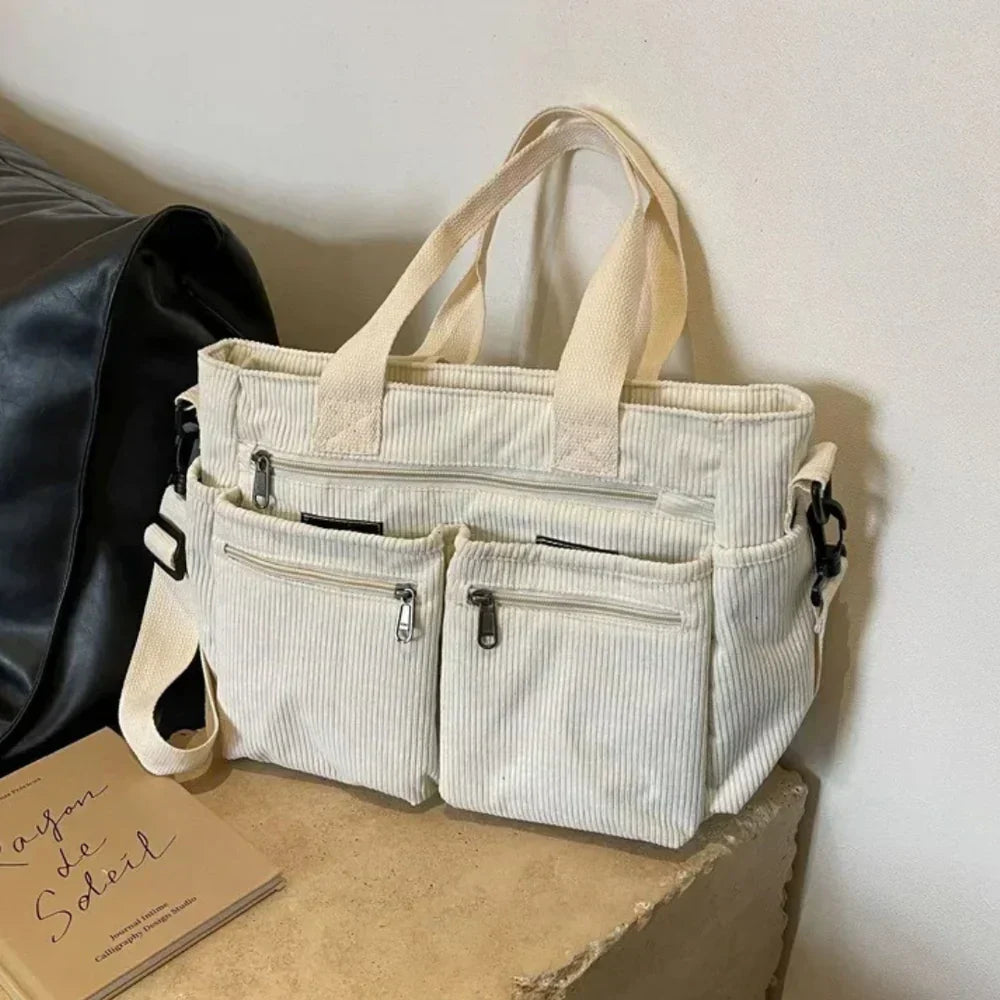 Large Leather Shoulder Bag for Daily Carry