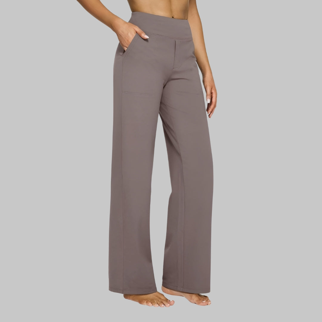 Soft Comfortable Women's Elastic Pants Casual Wear - BritishElegance