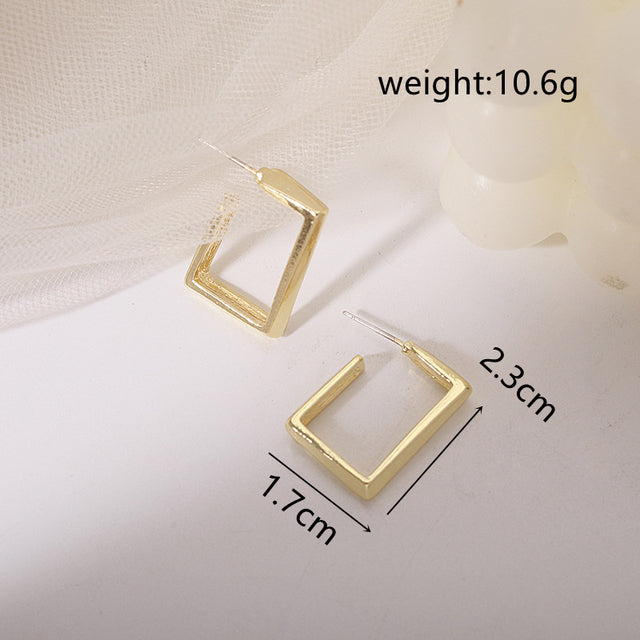 Fashion Circle Stud Earrings for Women