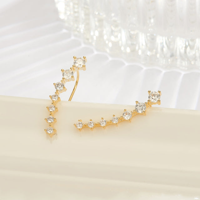 Sparkly Star Design Ladies Earrings