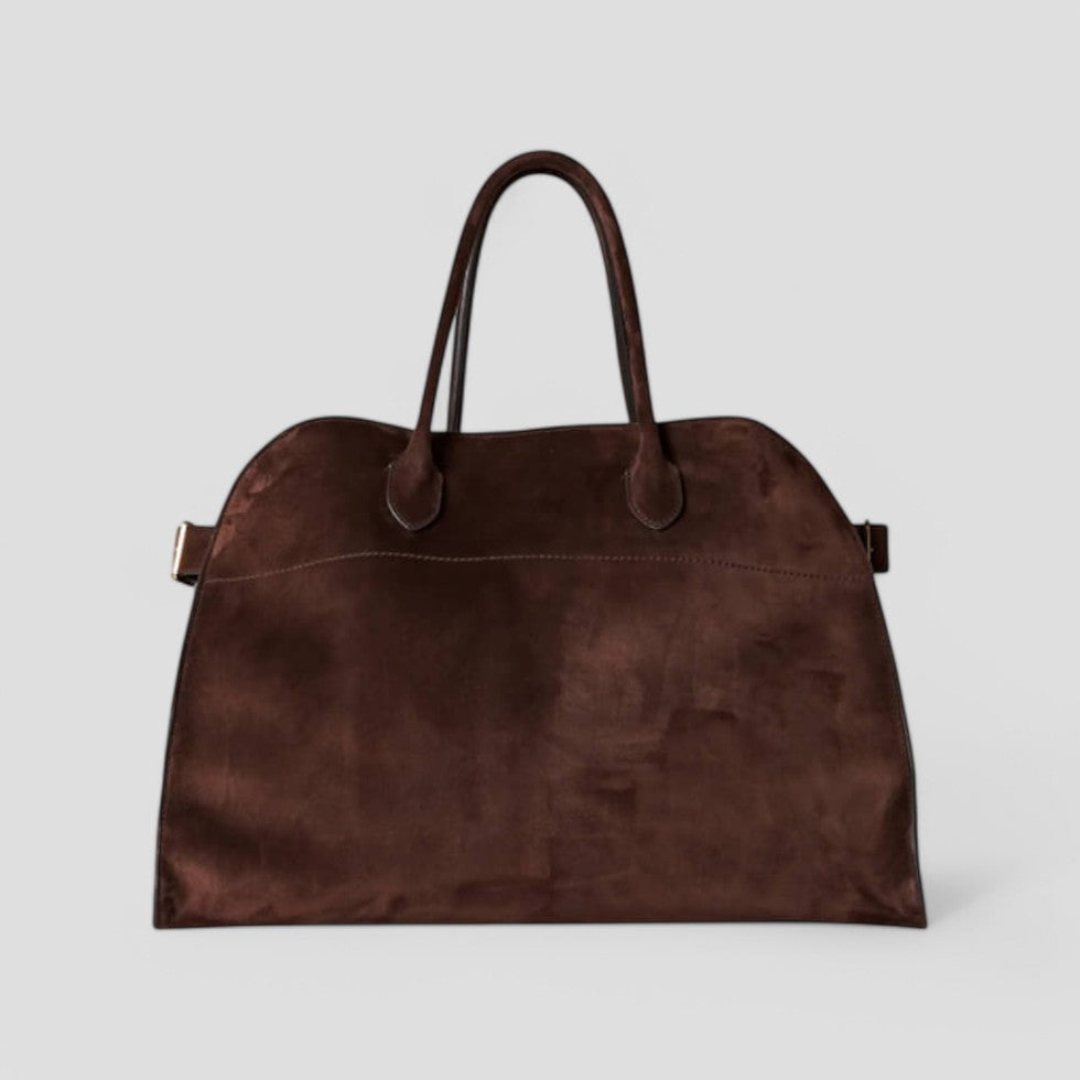 Women’s Suede Shopper Bag Large-Capacity Handbag