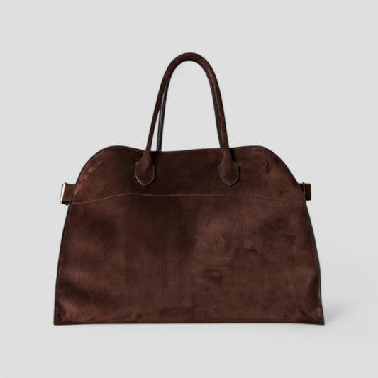 Women’s Suede Shopper Bag Large-Capacity Handbag