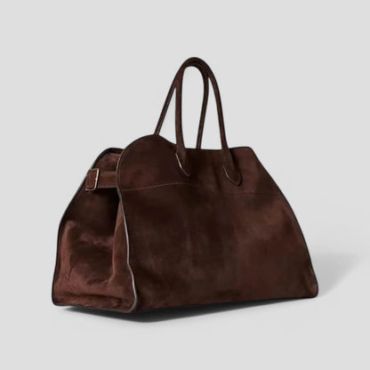 Women’s Suede Shopper Bag Large-Capacity Handbag