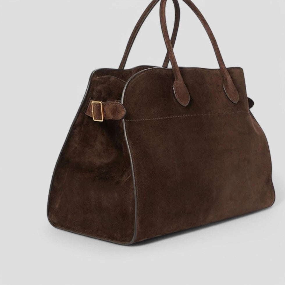 Women’s Suede Shopper Bag Large-Capacity Handbag