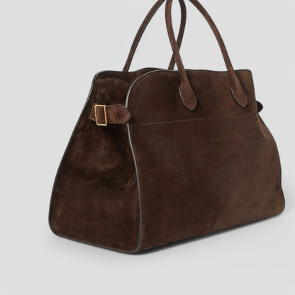 Women’s Suede Shopper Bag Large-Capacity Handbag