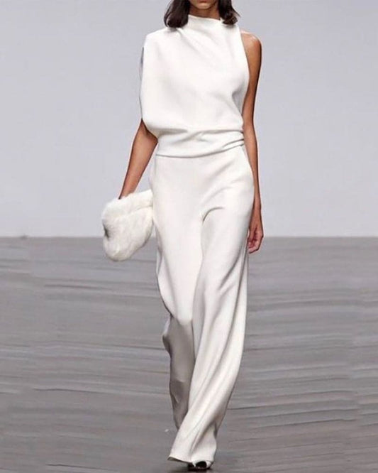 Women's Summer Wide Leg Romper - VogeLuxe