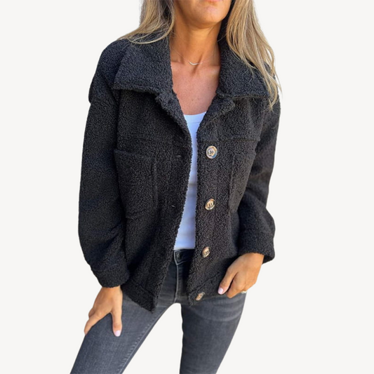 VogeLuxe | Women’s Warm Fleece Cropped Jacket