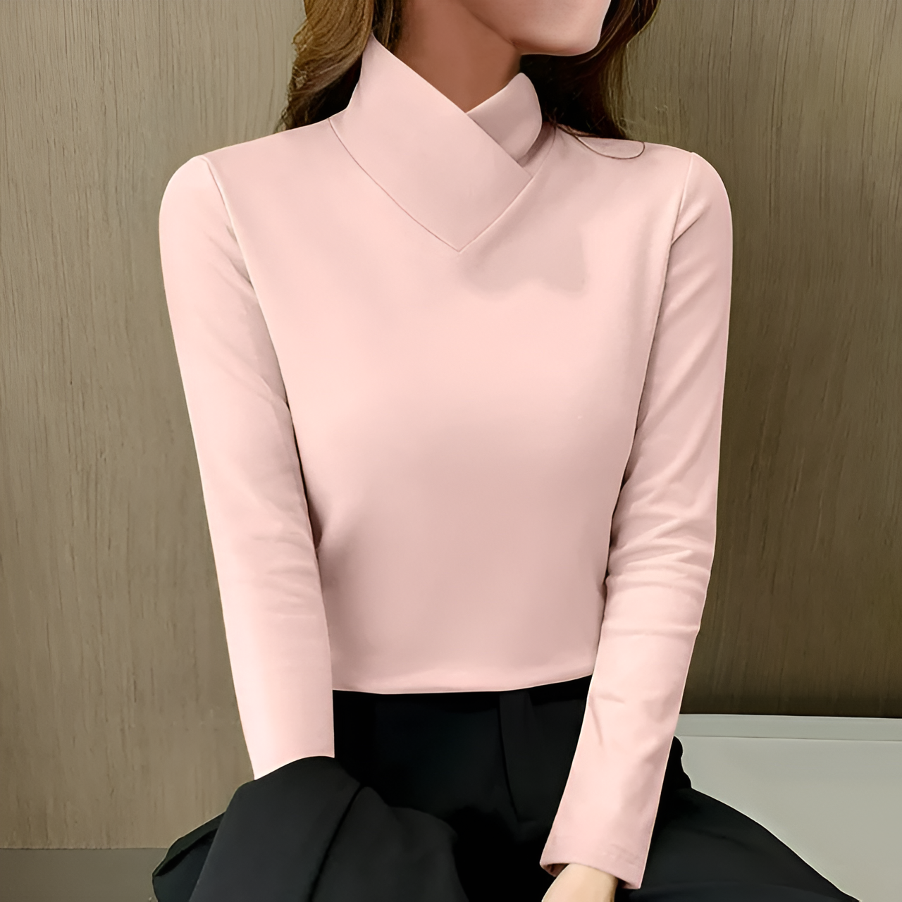 Women's Classic Crew Neck Long Sleeve Fashion Top