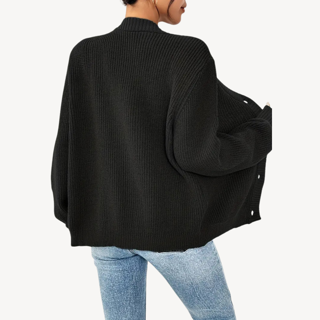 VogeLuxe | Women’s Long Sleeve Button Front Cardigan