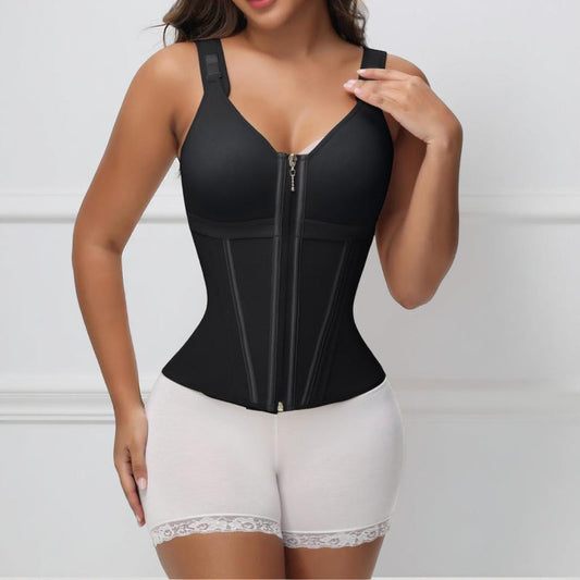 Women's Slimming Corset Vest Shapewear with Built-In Bra - VogeLuxe
