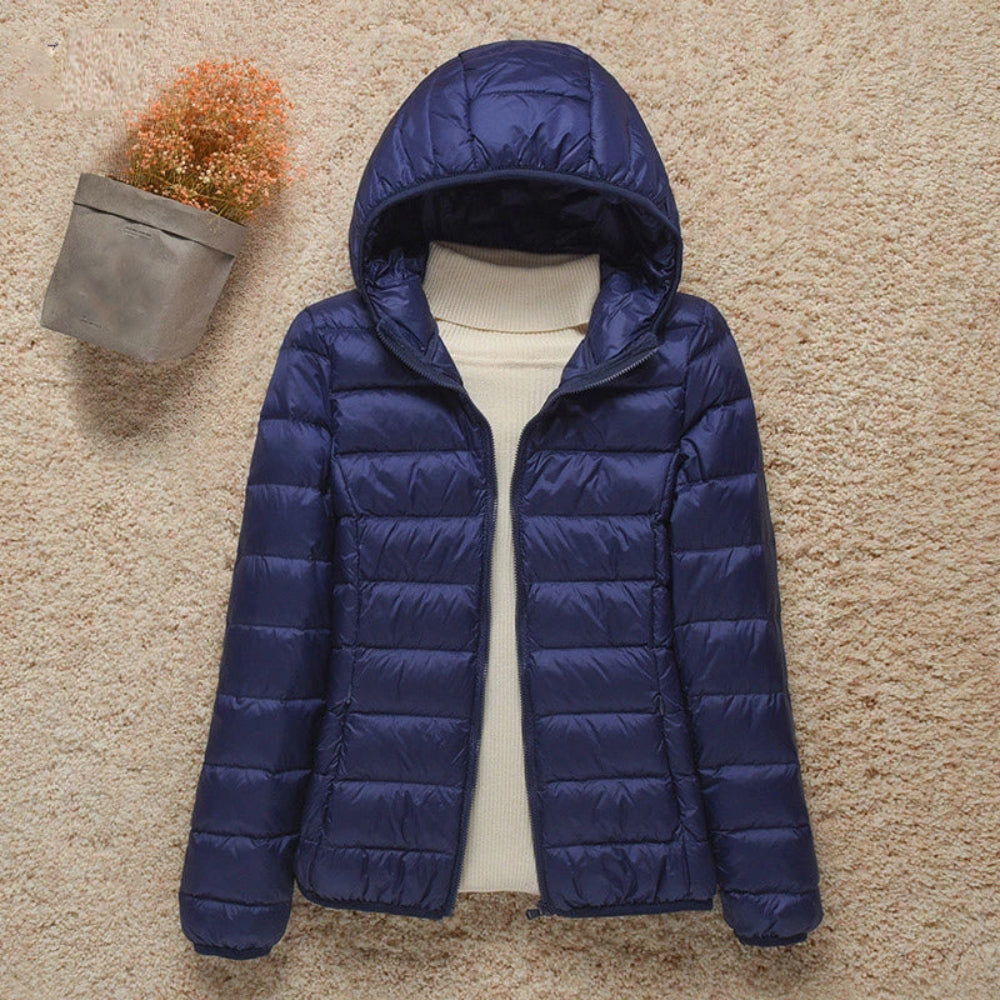 Ladies Insulated Fleece Coat - VogeLuxe
