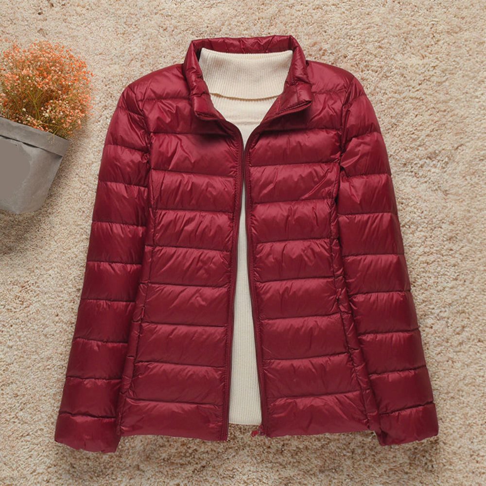 Ladies Insulated Fleece Coat