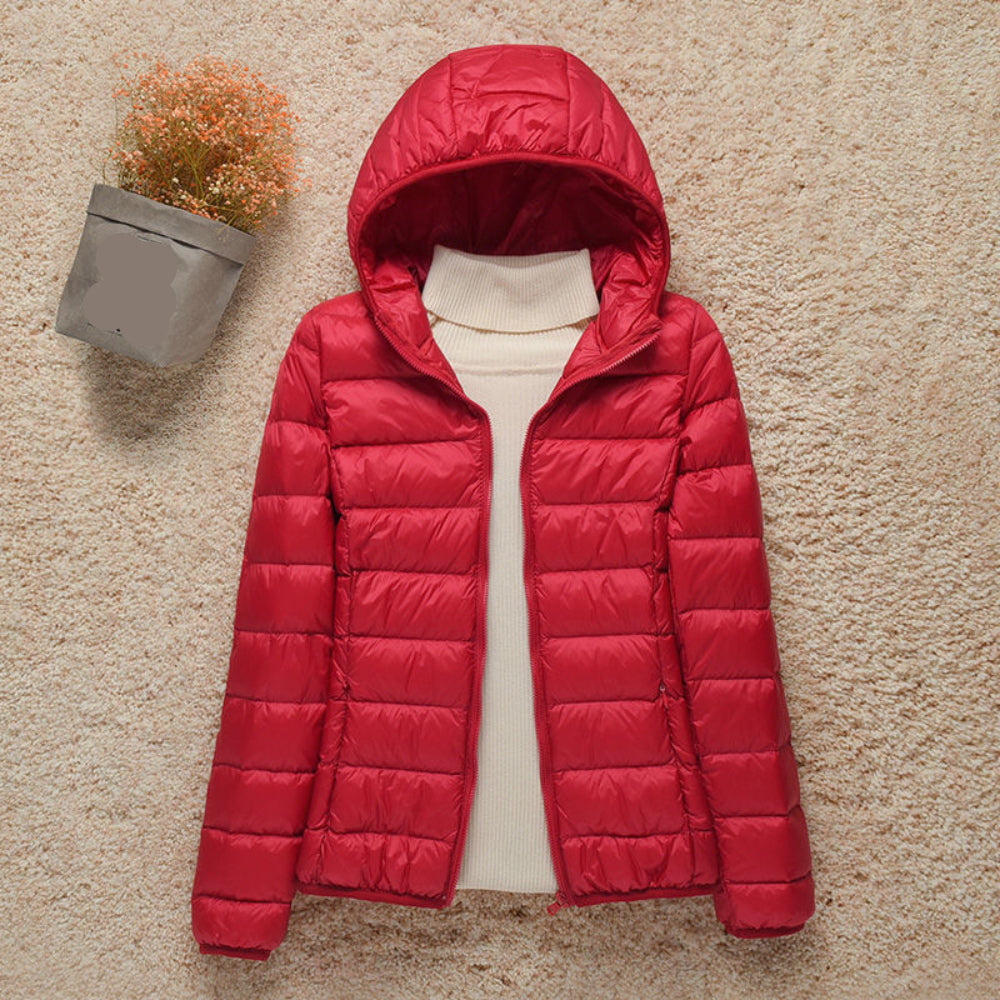 Ladies Insulated Fleece Coat