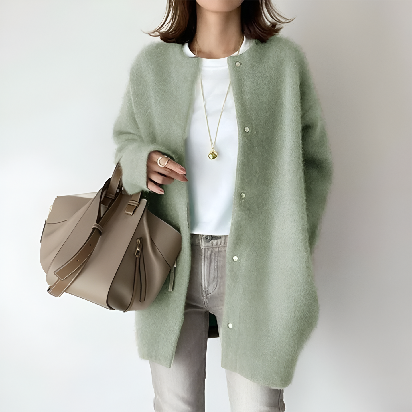 Cozy Oversized Women's Cardigan Sweater