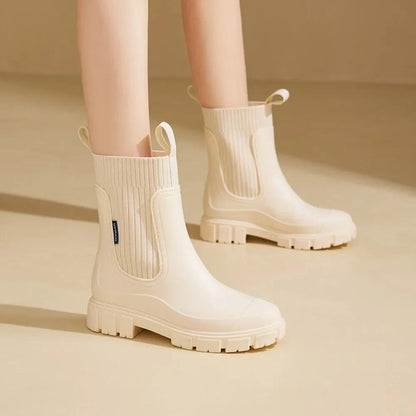 Ladies Waterproof Ankle Boots with Good Grip Soles