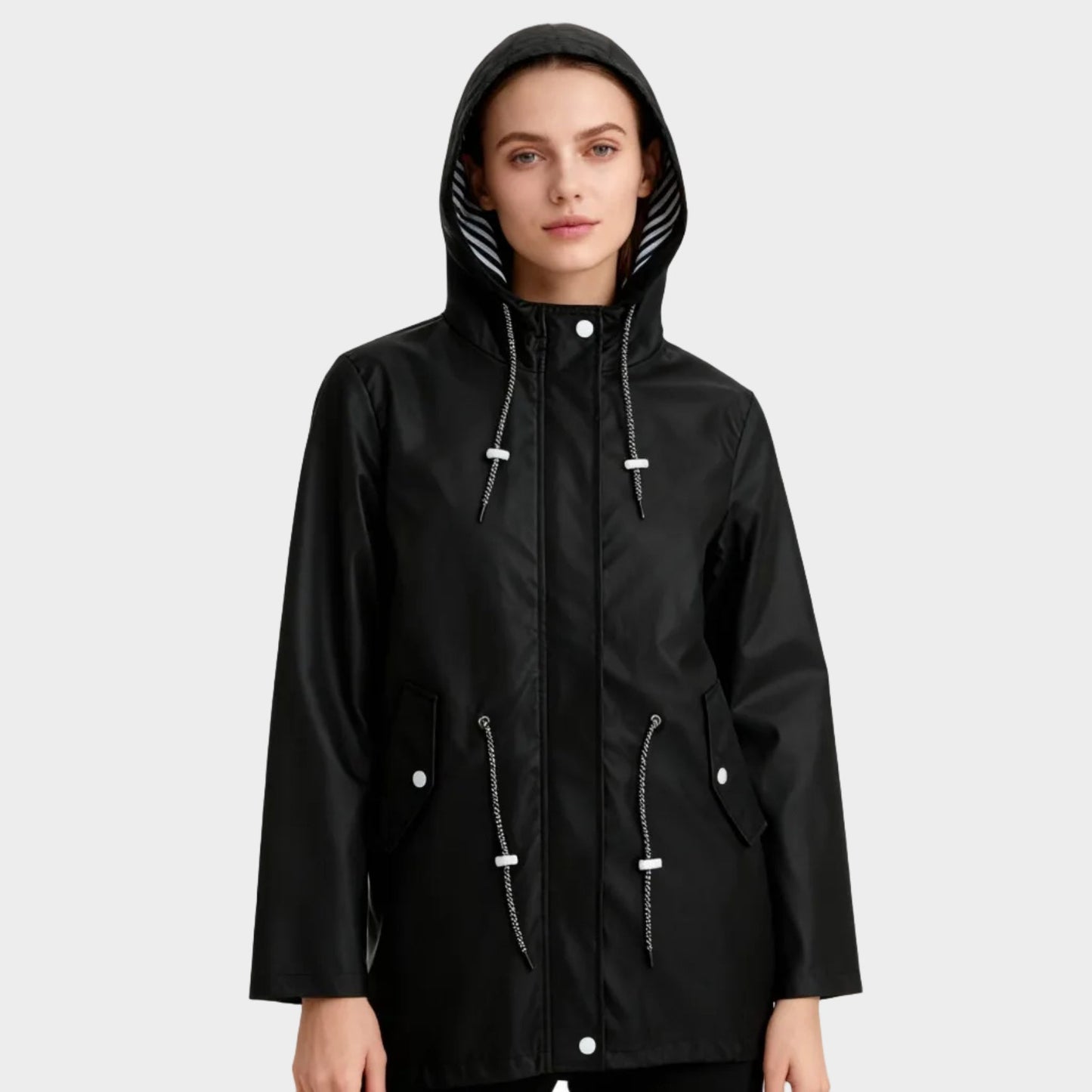 Waterproof Women's Hooded Parka Coat