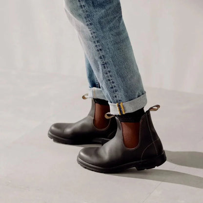 Ladies Waterproof Leather Ankle Boots Slip On Comfortable