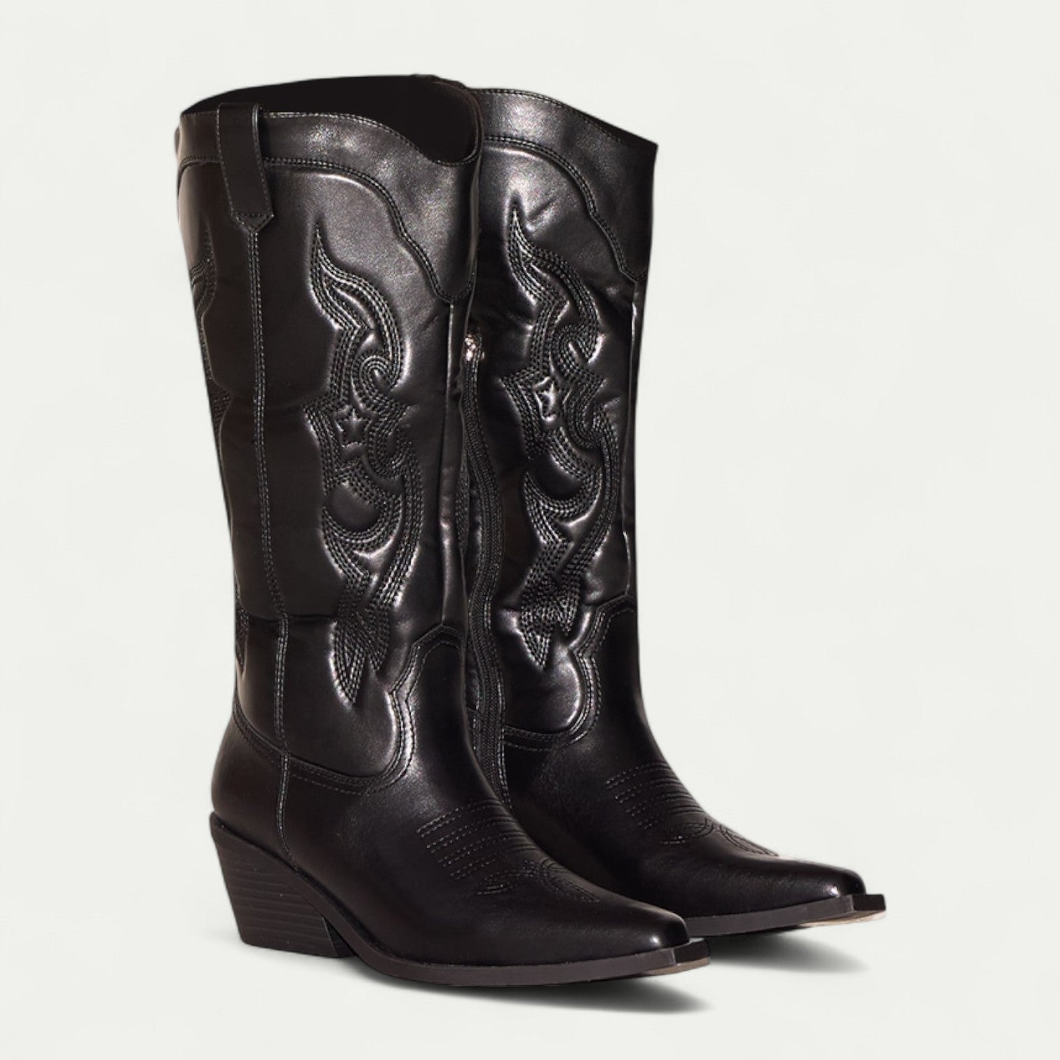 Women’s Western Knee-High Boots – Pointed Toe & Embroidered Detail 4