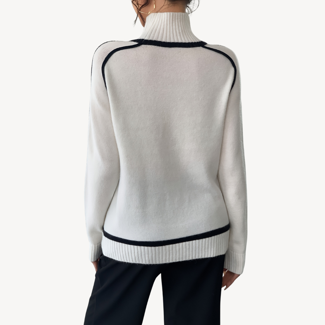 VogeLuxe | Women’s Vintage Striped Knit Sweater