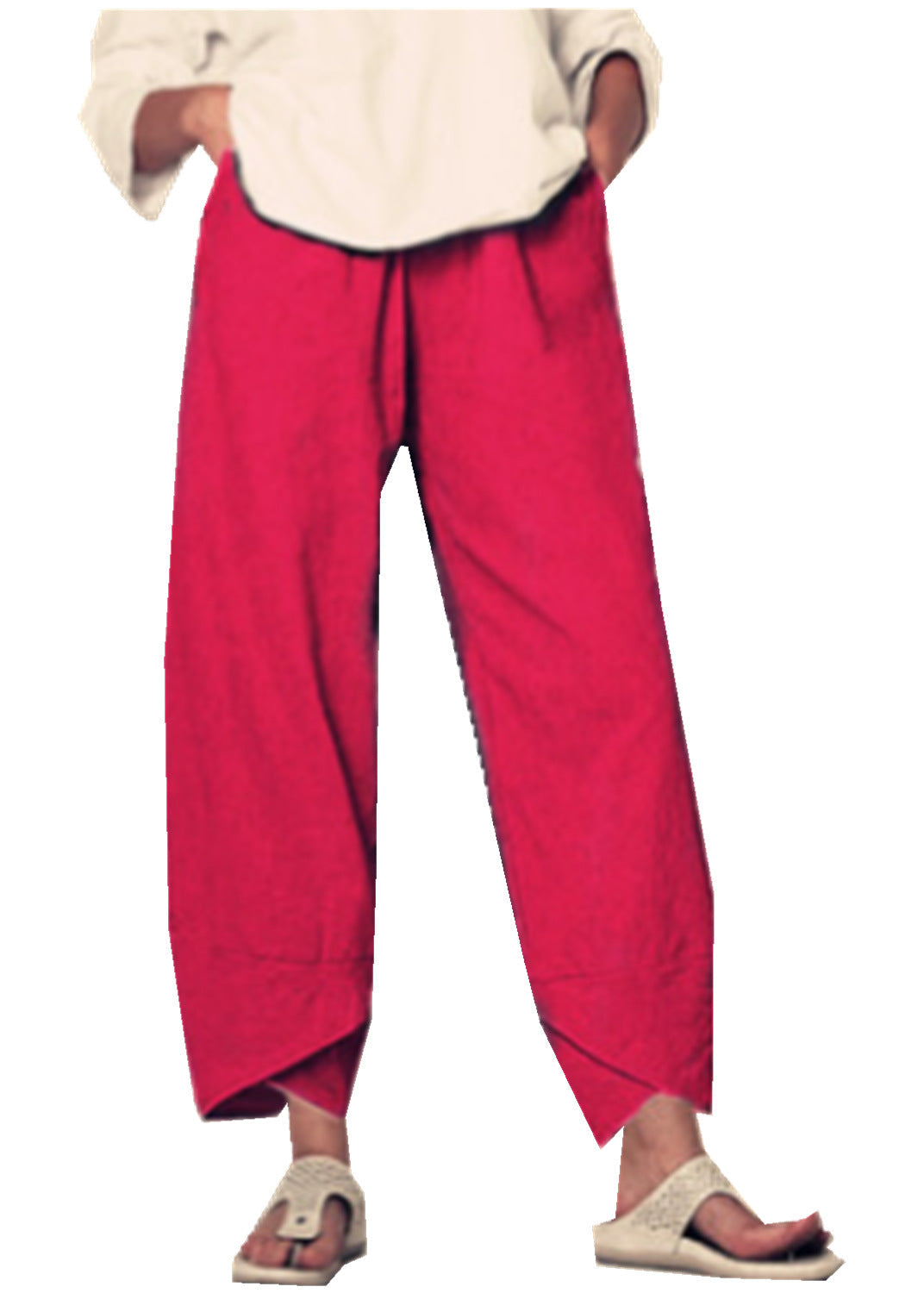 Loose Fit Wide Leg Pants - VogeLuxe