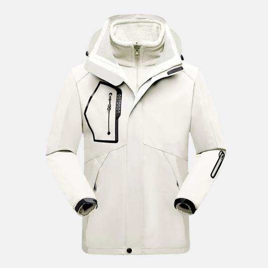 Women’s Winter  Outdoor Jacket – Tailored Fit – Water-Resistant – Removable Fleece Liner – Hooded 0