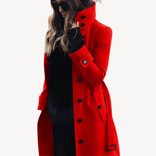 VogeLuxe | Women’s Slim Fit Woolen Coat