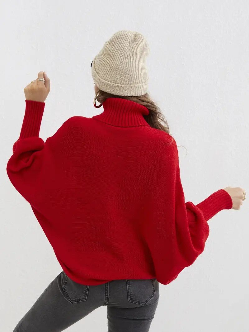 Women’s “Merry” Turtleneck Knit Sweater 3