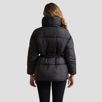 VogeLuxe | Women’s Black Bubble Winter Jacket