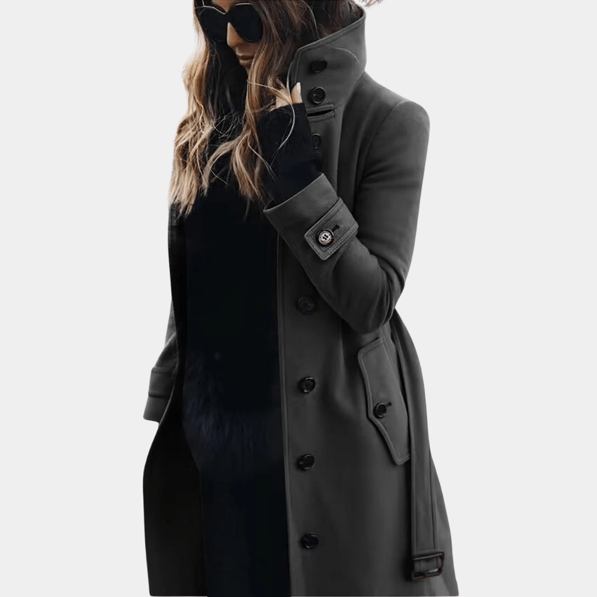 Ladies Classic Long Winter Coat
