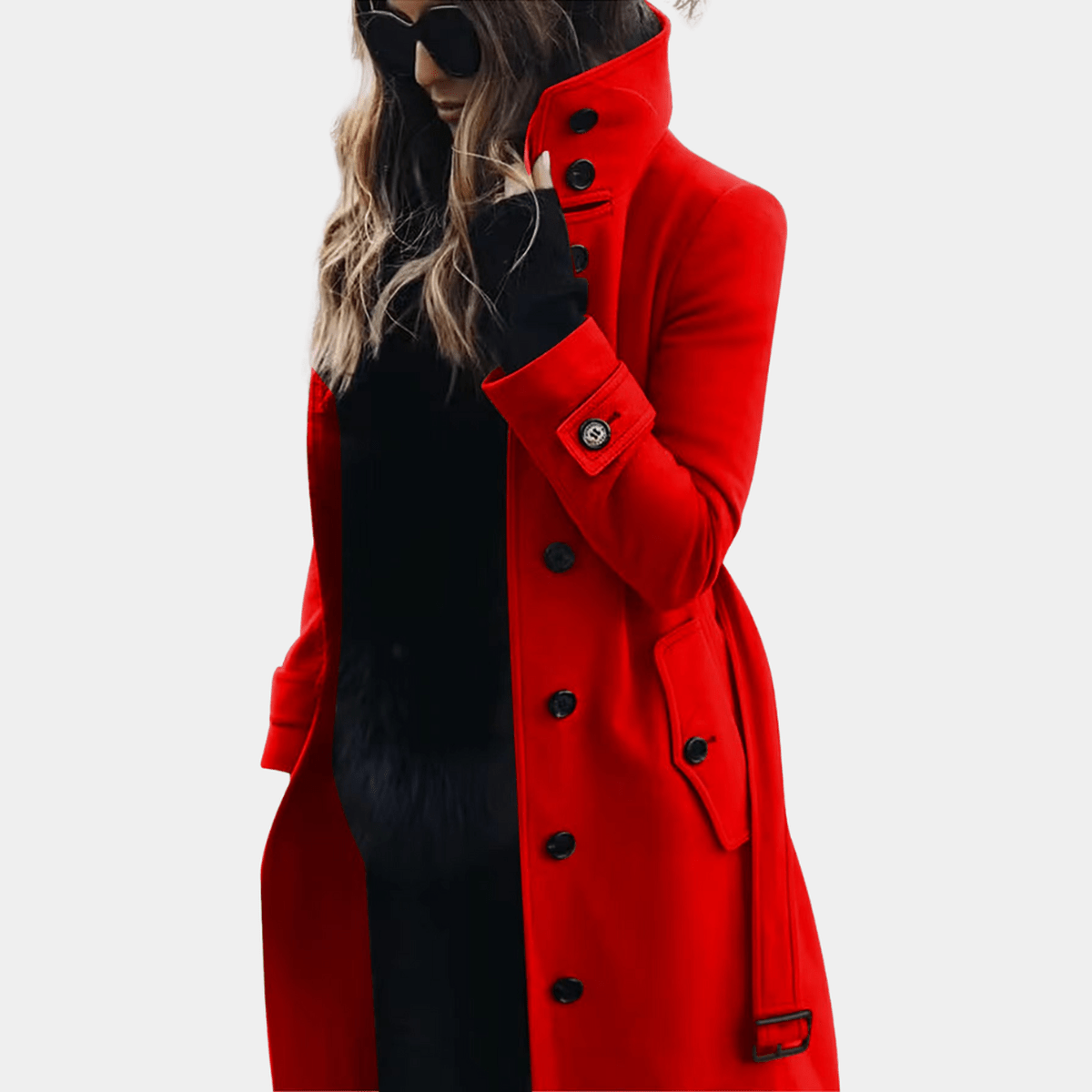 Ladies Classic Long Winter Coat