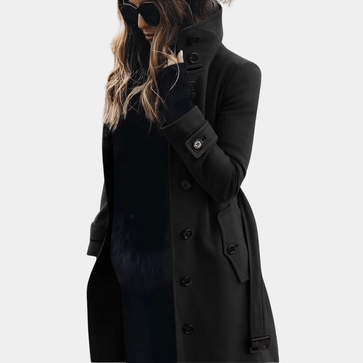 Ladies Classic Long Winter Coat