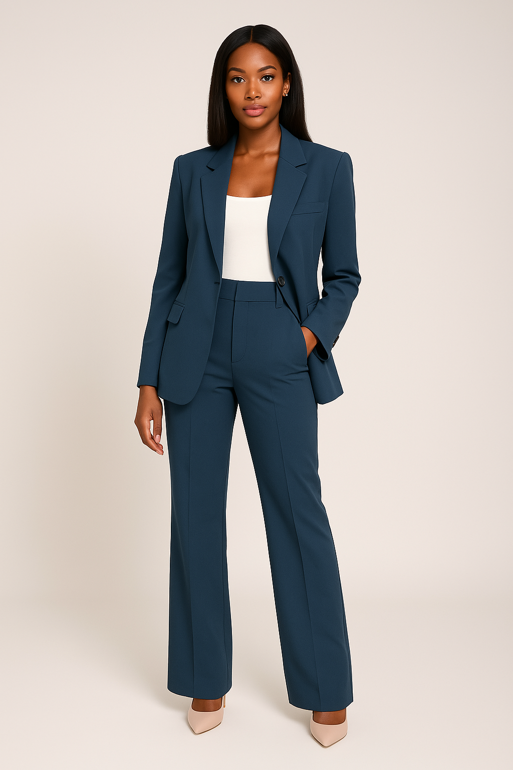 Classic 2 Piece Suit Set - Jacket and Trousers