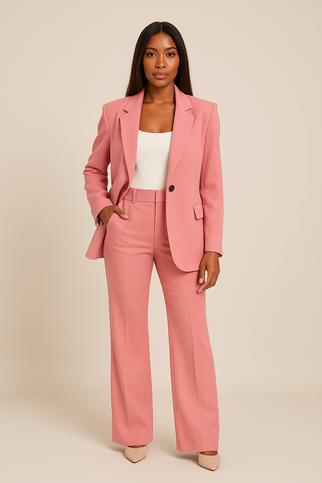 Classic 2 Piece Suit Set - Jacket and Trousers