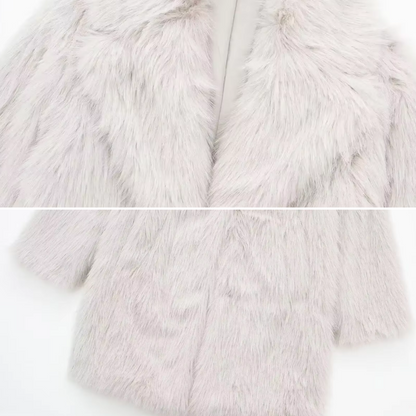 Womens Faux Fur Coat