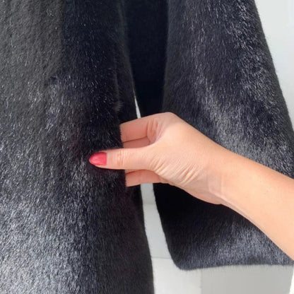 VogeLuxe | Women’s Elegant Fluffy Faux Fur Coat