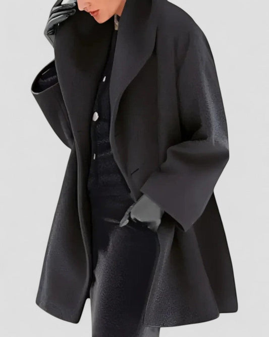 VogeLuxe | Women’s Casual Buttoned Windbreaker Coat