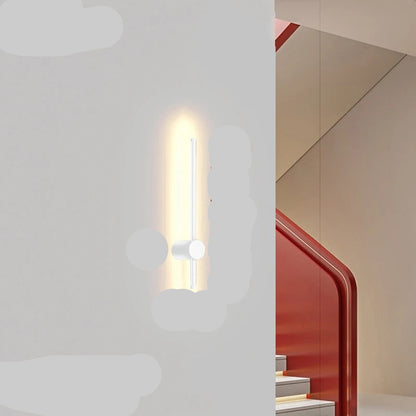 Slim Modern LED Wall Light With Warm Glow