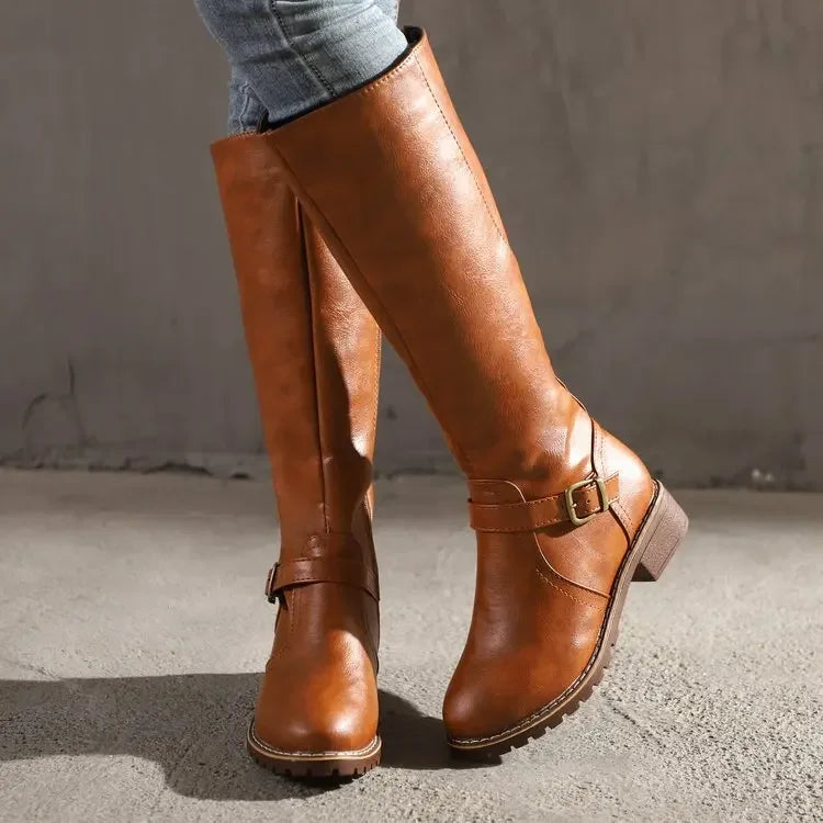 Tall Riding Boots for Women | Low Heel Equestrian Boots
