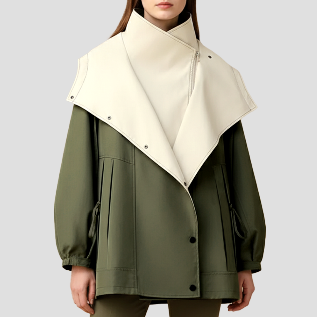 Xanthe | Two-Tone Trench Coat 0
